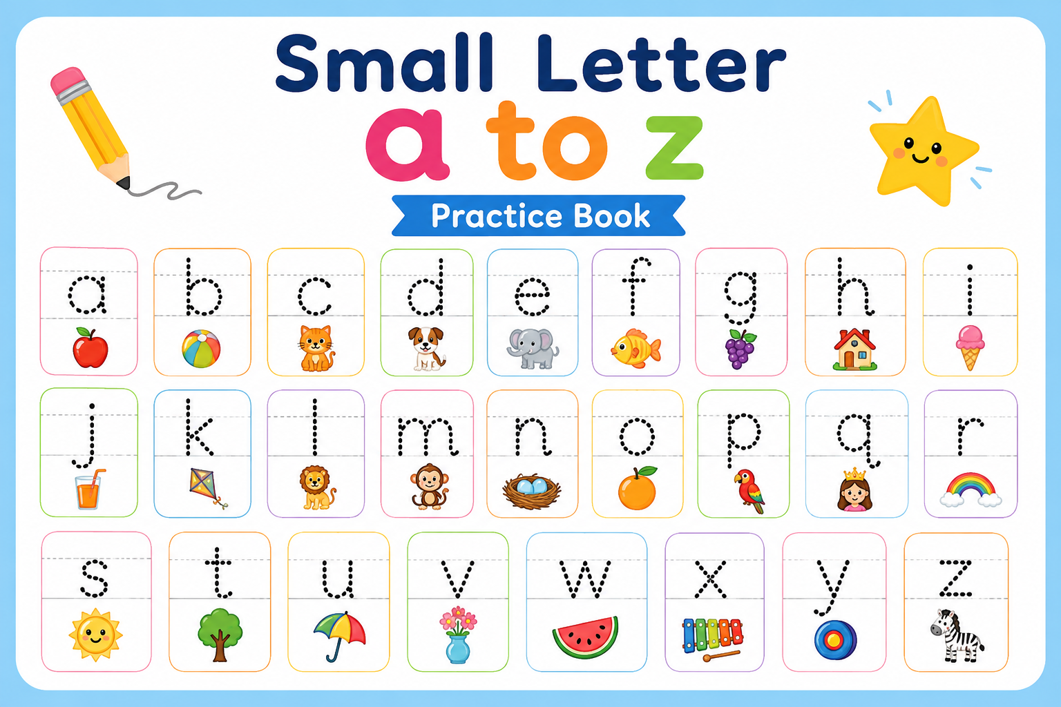 a to z ( Small Letter ) - English Copy
